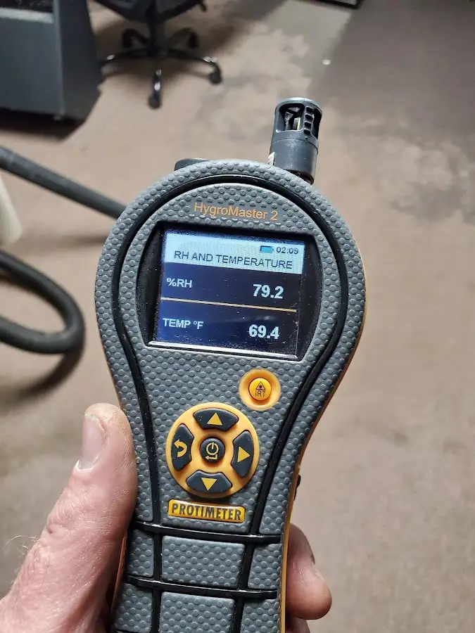 Moisture meter humidity assessment for Mold Remediation & Removal in Tice